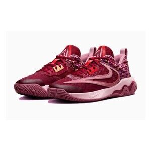Nike Giannis Immortality 3 Alphabet Bros Red Peach Pink Mens size 6.5/Womens 8